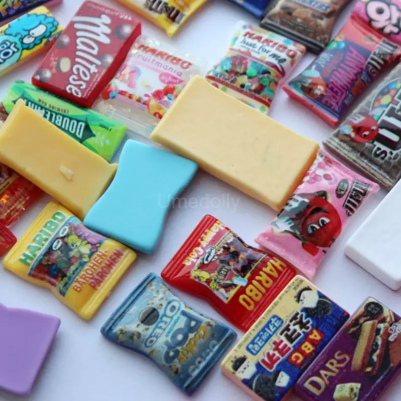 1/6 Miniature Dollhouse Snack Mini Chocolate Bean Model Food for BJD Doll Kitchen Accessories Toys for Girl - Image 2