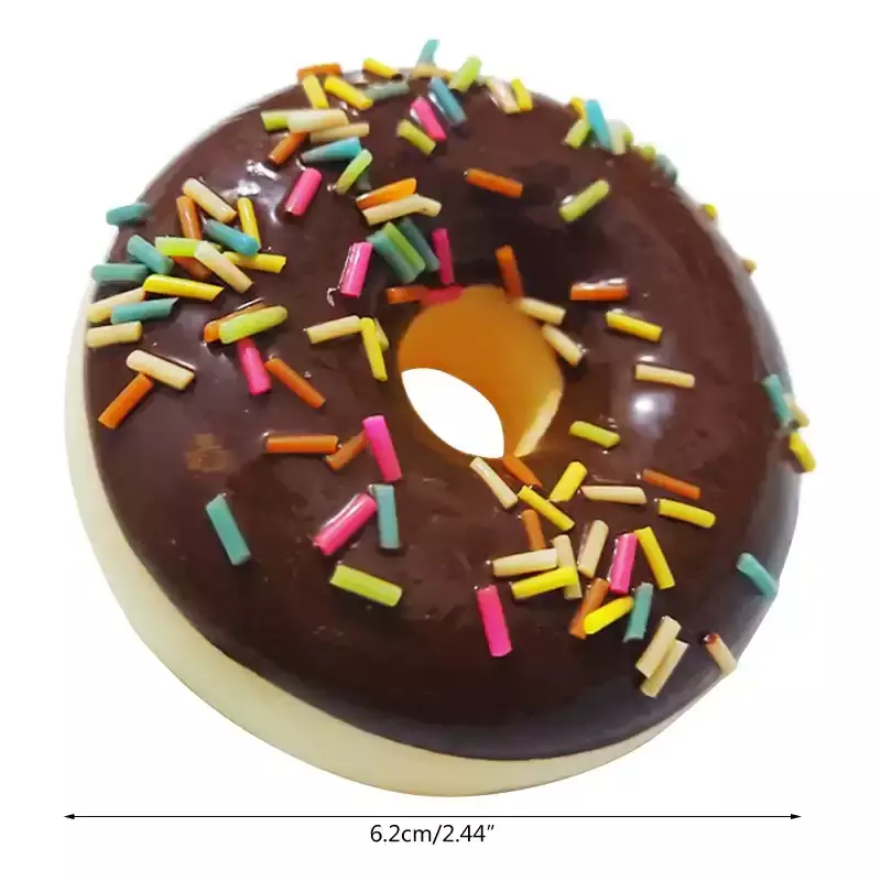 1/6pcs Donut Imitation Dessert Food for Decoration Display Window Display, Kitchen Display Party Gift Decor Hanging Ornaments - Image 3