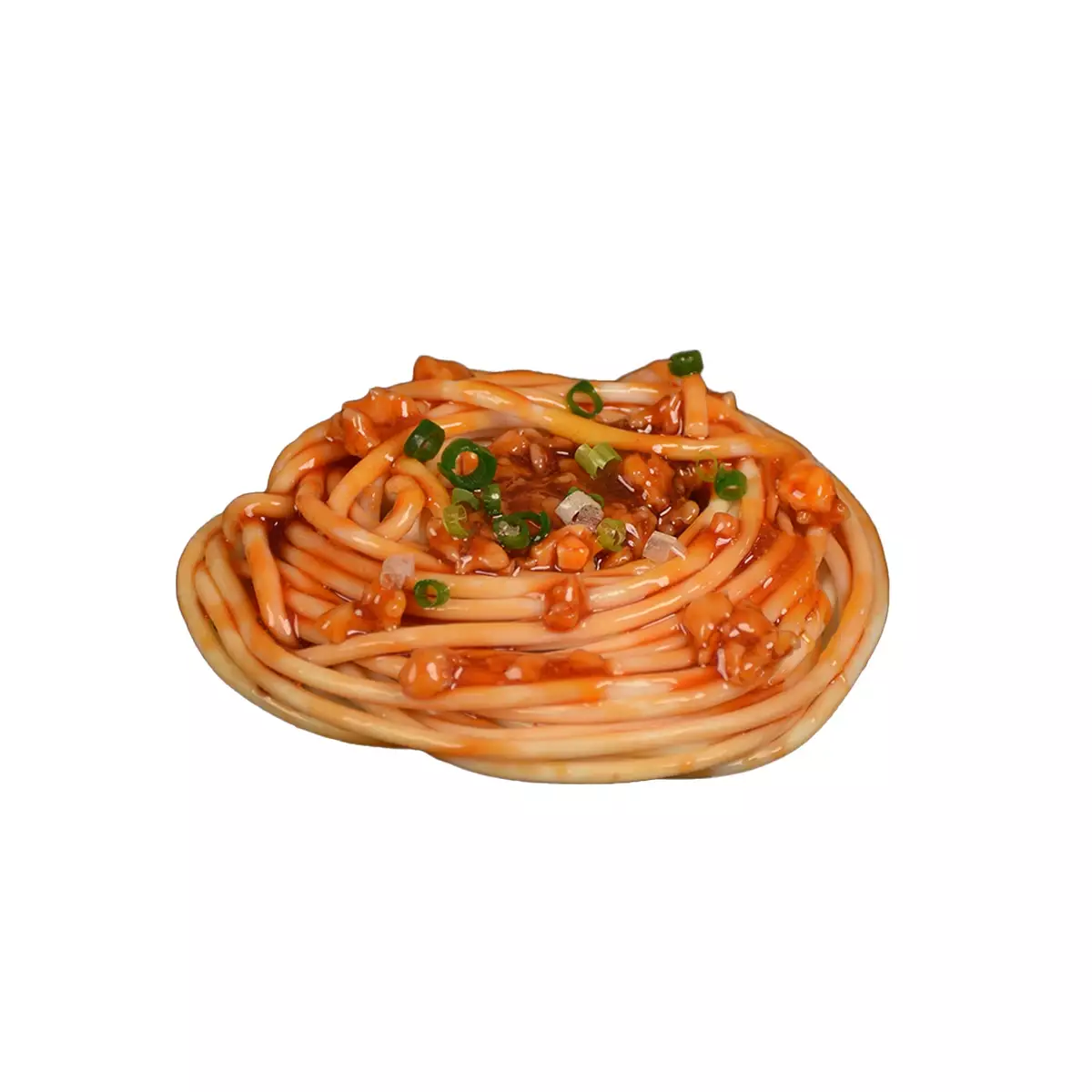 1PC Realistic Artificial Fake Food Simulate Model Spaghetti Meat Sauce Shrimp Noodles Restaurant Display Photo Video Game Props - Image 4