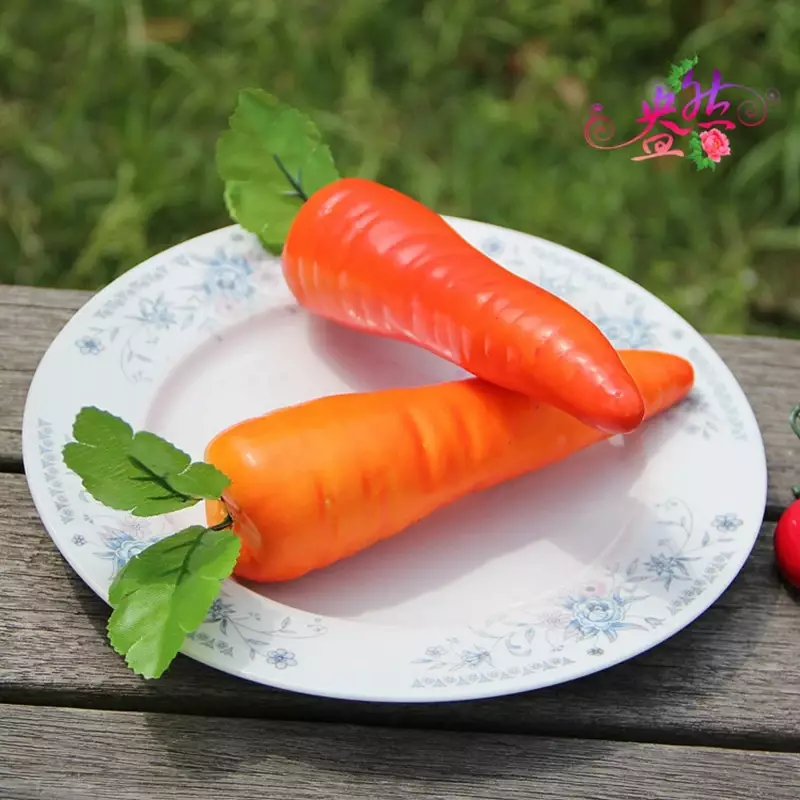 Simulation Carrot False Fruit Vegetable Carrot Model Home Decoration Craft Jewelry Props - Image 3