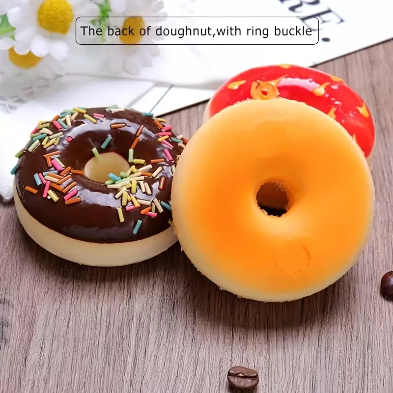 1/6pcs Donut Imitation Dessert Food for Decoration Display Window Display, Kitchen Display Party Gift Decor Hanging Ornaments - Image 2
