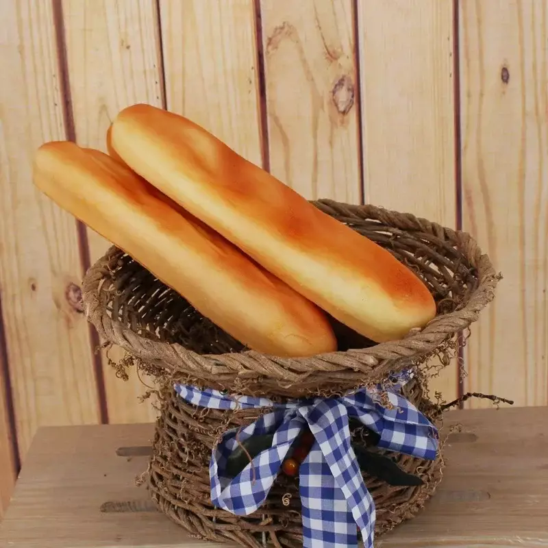 Imitation Bread Simulated Food Model Fake Baguettes Home Decor Keychain Decor Window Display Photography Props Kitchen Toy - Image 4