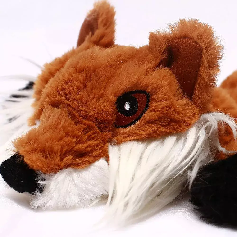 Funny Simulated Animal No Stuffing Dog Toy with Squeakers Durable Stuffingless Plush Squeaky Dog Chew Toy Crinkle Pet Squeak Toy - Image 4