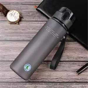 Brand BPA Free Leak Proof Sports Water Bottle High Quality Tour Hiking Portable My Favorite Drink Bottles 400ml 560ml - 560ml, Grey