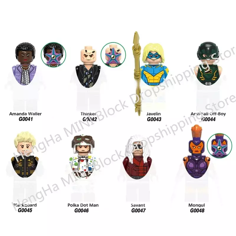 Batman Building Blocks Iron Man Hero Anime Bricks Dolls Mini Action Toy Figures Assemble Blocks Children Christmas Gifts - Image 3