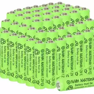 AAA Rechargeable Batteries Set 700mAh 1.2V Ni-MH Triple A Batteries High Capacity for Garden Landscaping Outdoor Solar Lights