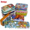 Hot New 60 Pieces Wooden Puzzle Toys for Children Cartoon Vehicle Animal Wood Jigsaw Baby Learning Educational Toy Kids Gift