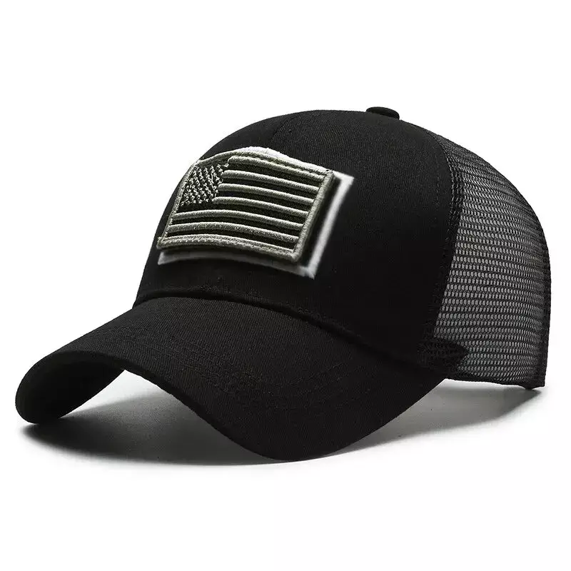 Spring And Summer New Mesh Breathable Personality Sticker Embroidery Women's Baseball Cap Mesh Hat Men's Outdoor Sunscreen Cap - Image 2