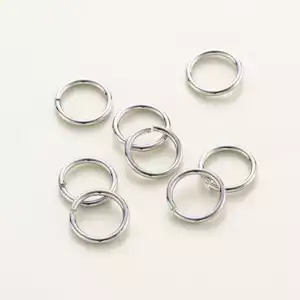 50-200Pcs/lot 14K/18K Real Gold Plated Brass Open Jump Ring Split Connecting Rings For DIY Jewelry Making wholesale Accessories - 1.0x10mm 50Pcs