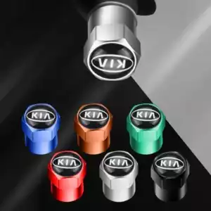 4pcs Car Wheel Tire Valve Caps Dust Accessories For KIA Sportage Rio Ceed Picanto K5 K9 Sorento auto Accessories styling