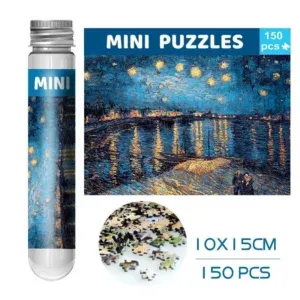 150pcs Test Tube Jigsaw Puzzle World Famous Painting Van Gogh The Starry Night Christmas Gift - Rhone River