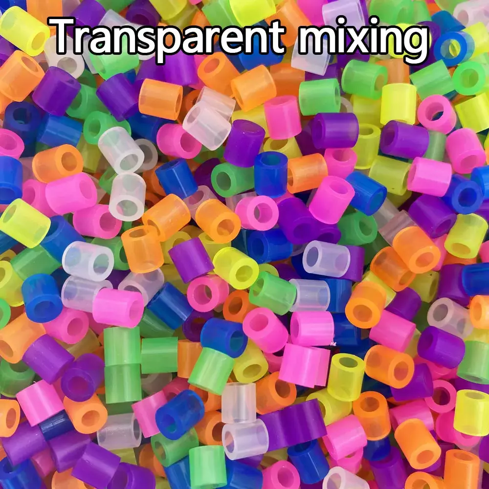 5mm 1000PCS Black white gray blue green purple Hama Beads for Kids Iron Fuse Beads diy Puzzles Pixel Art Gift Children Toy - Image 2
