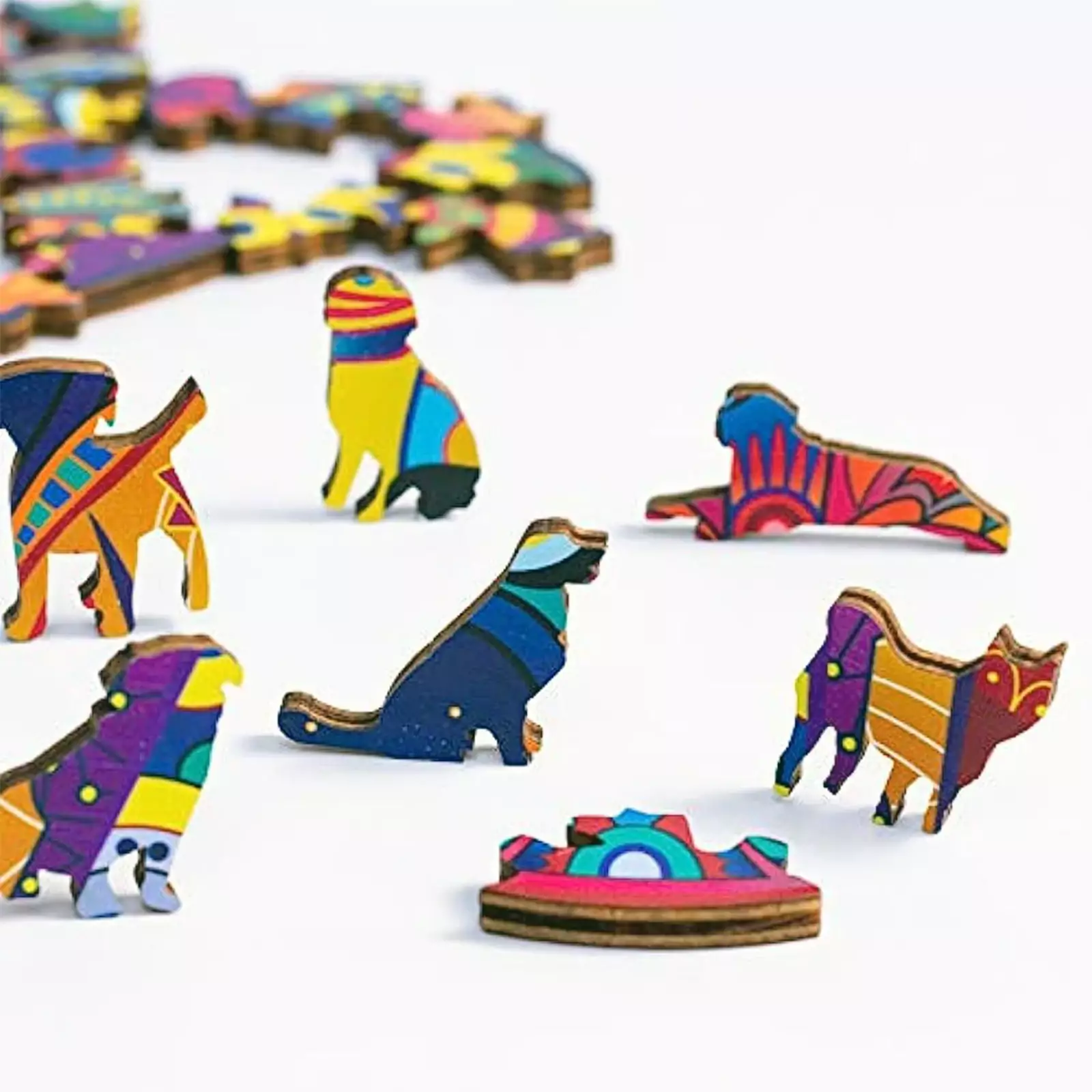 Unique Elephant Wooden Puzzle, Adult Stress Relief Toys, Irregular Animal Shapes, Holiday Birthday Gift - Image 4