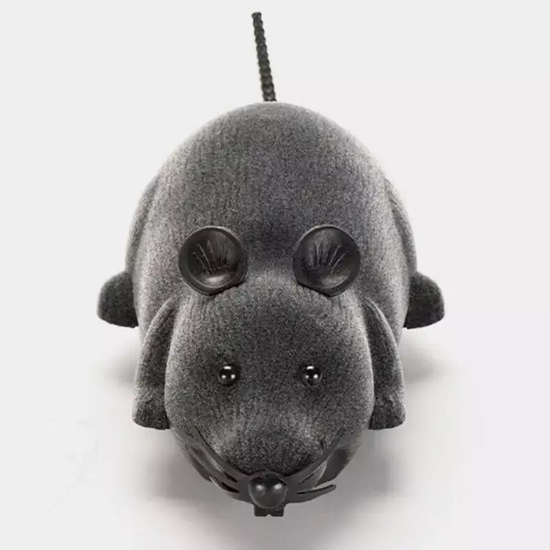 Remote Control Mouse Electronic Moving Toys For Cats Squeaky Mouse Cat Toy Battery Powered Mimics Motion - Image 2