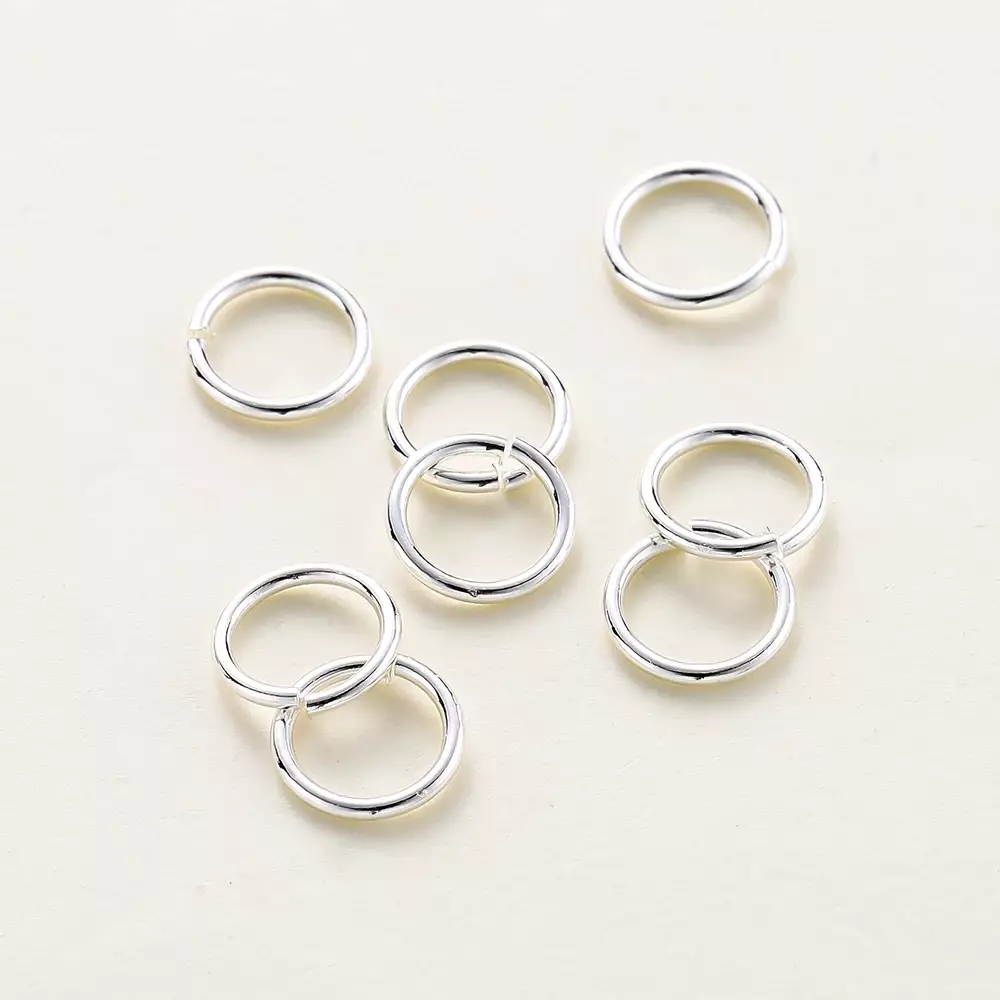 50-200Pcs/lot 14K/18K Real Gold Plated Brass Open Jump Ring Split Connecting Rings For DIY Jewelry Making wholesale Accessories - Image 3