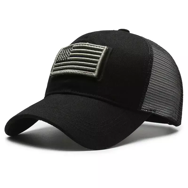 Spring And Summer New Mesh Breathable Personality Sticker Embroidery Women's Baseball Cap Mesh Hat Men's Outdoor Sunscreen Cap - Image 3
