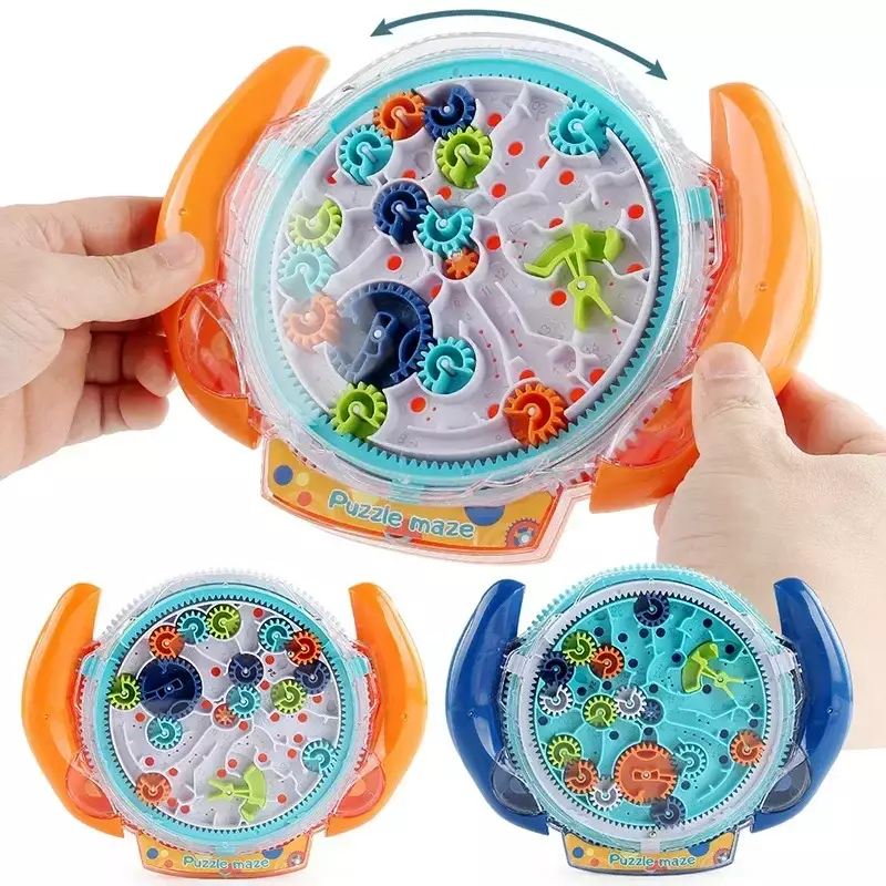 3D Creative Puzzle Maze Magic Transparent Puzzle Speed Cube Rolling Ball Magic UFO Maze Toys For Children Stress Reliever Toys - Image 2