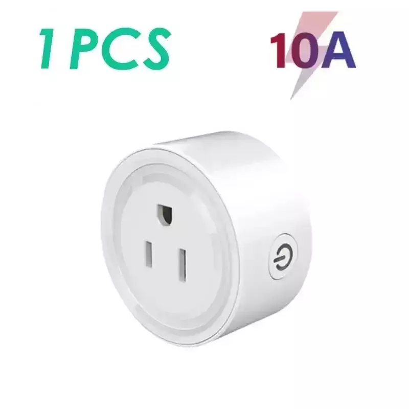 Tuya Smart Wifi Plug US Standard Wireless Outlet 10A Remote Control Smart Home Appliances Work With Alexa Google Home - Image 3